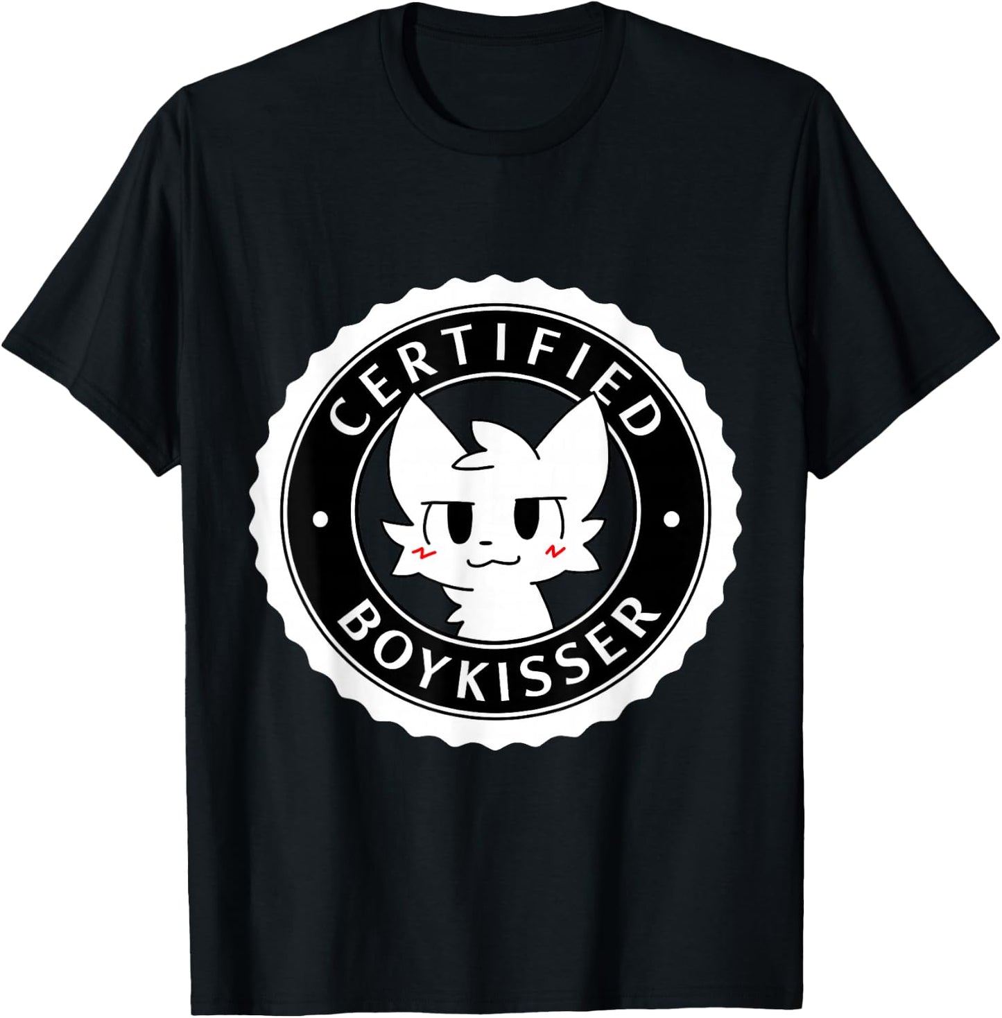 Certified Boykisser T-Shirt - T-Shirt | Black
