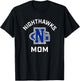 University of North Georgia Nighthawks Arched Mom T-Shirt - T-Shirt | Black
