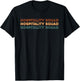 Retro Hospitality Management Squad - Vintage Hotel Manager T-Shirt - T-Shirt | Black