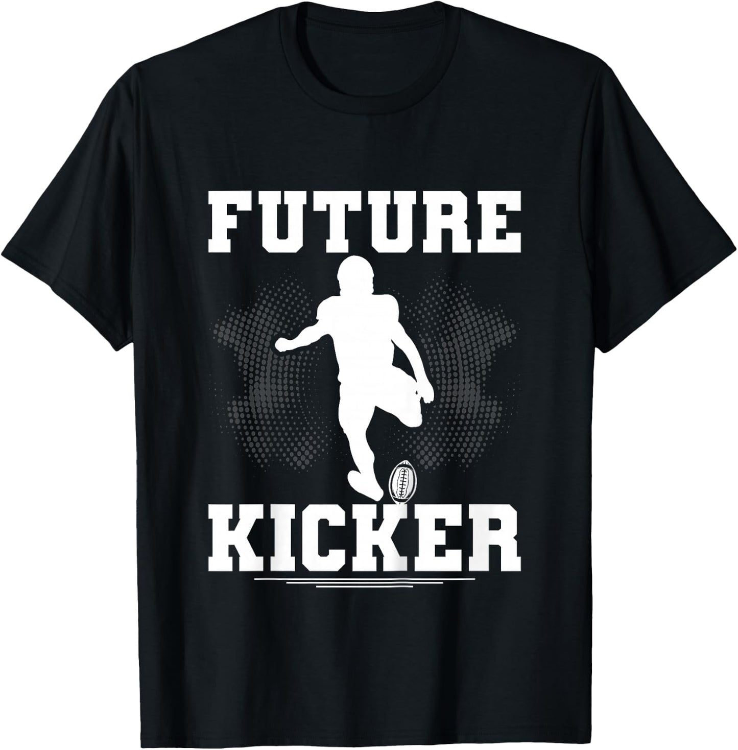 Football Future Kicker Toddler Team Position T-Shirt - T-Shirt | Black