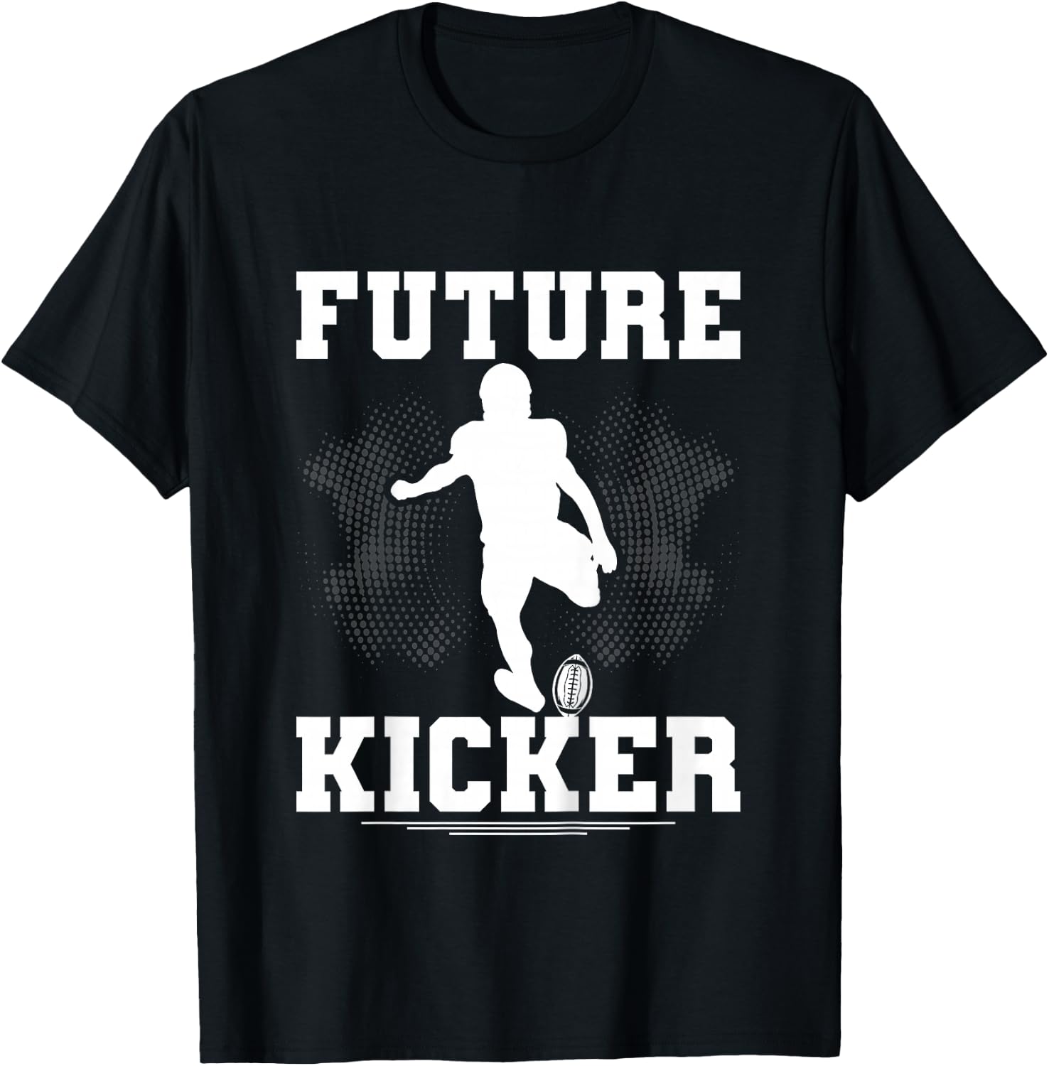 Football Future Kicker Toddler Team Position T-Shirt - T-Shirt | Black