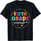 Fifth Grade Crew Back To School 5th Grade Teacher Student T-Shirt - T-Shirt | Black