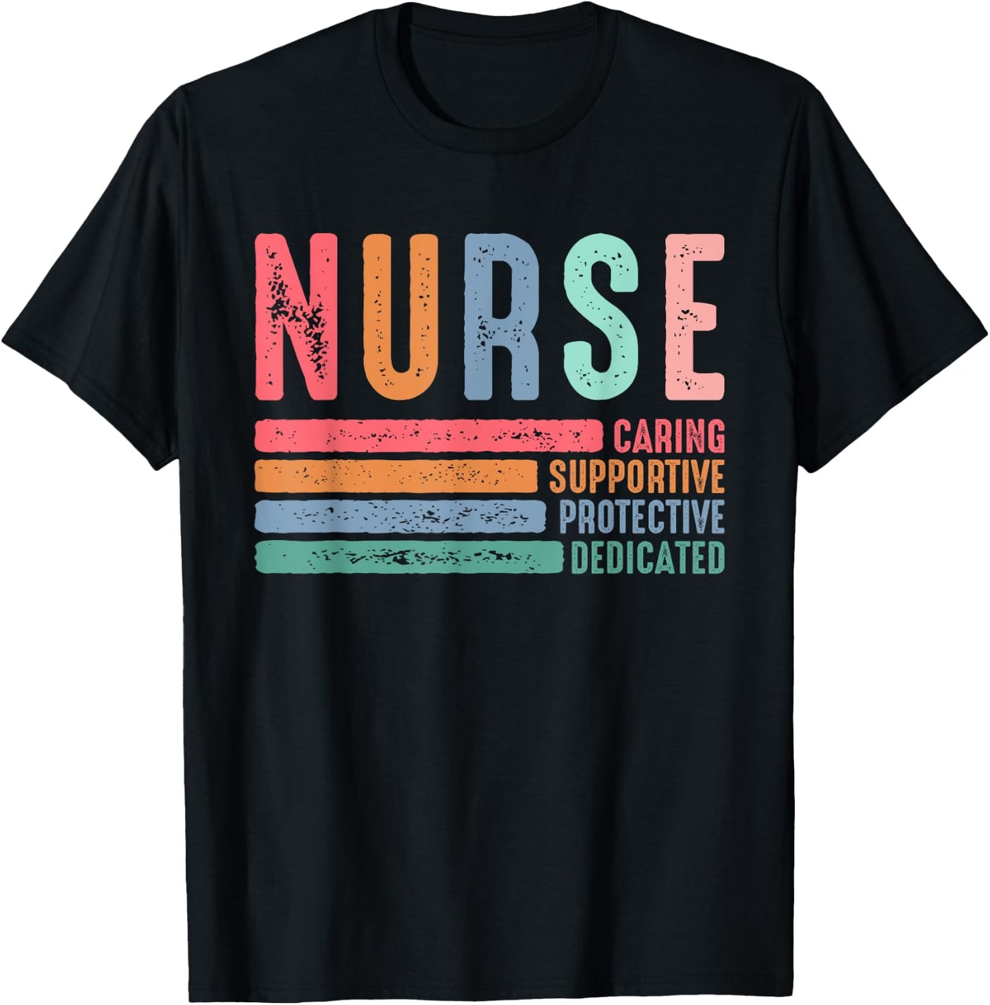 Cute Nurse RN Nurse Retro Registered Nurses T-Shirt - T-Shirt | Black
