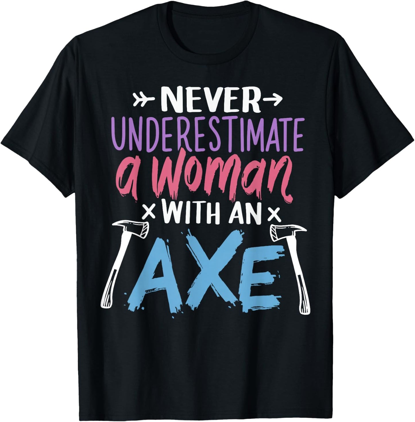 Axe Throwing Lumberjack T-Shirt - T-Shirt | Black