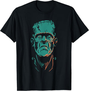 Frankenstein Monster Halloween Costume T-Shirt - T-Shirt | Black