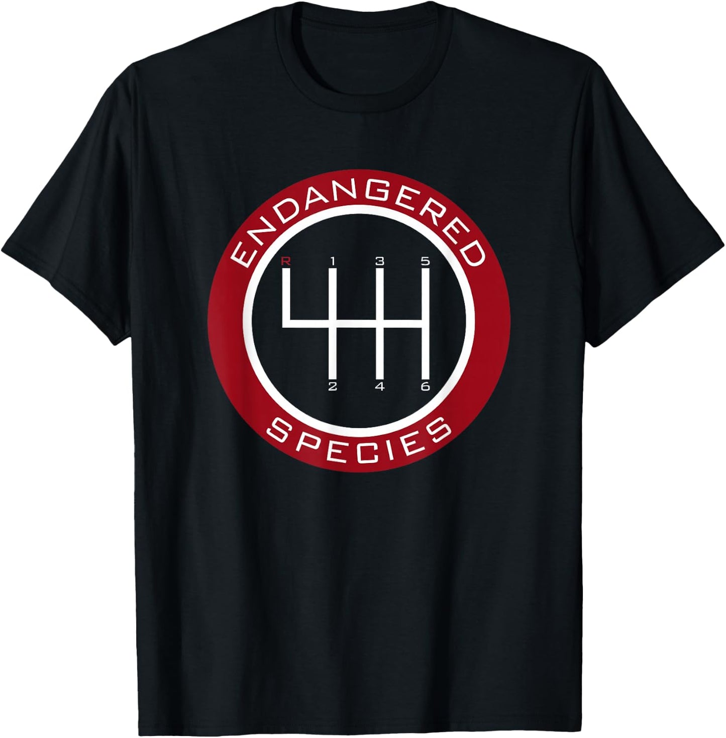 Car Guy, Mechanic, Endangered Species, Manual Shifter T-Shirt - T-Shirt | Black