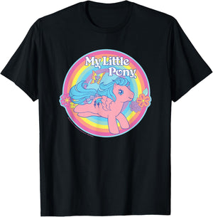 My Little Pony Firefly Smile Rainbow Circle T-Shirt - T-Shirt | Black