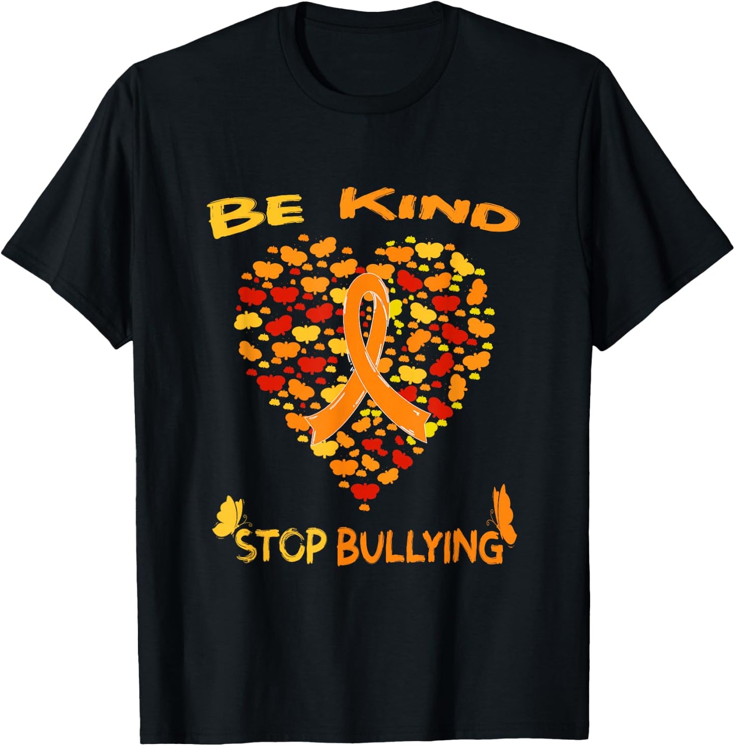 Unity Day Stop Bullying Prevention Month October Wear Blue T-Shirt - T-Shirt | Black