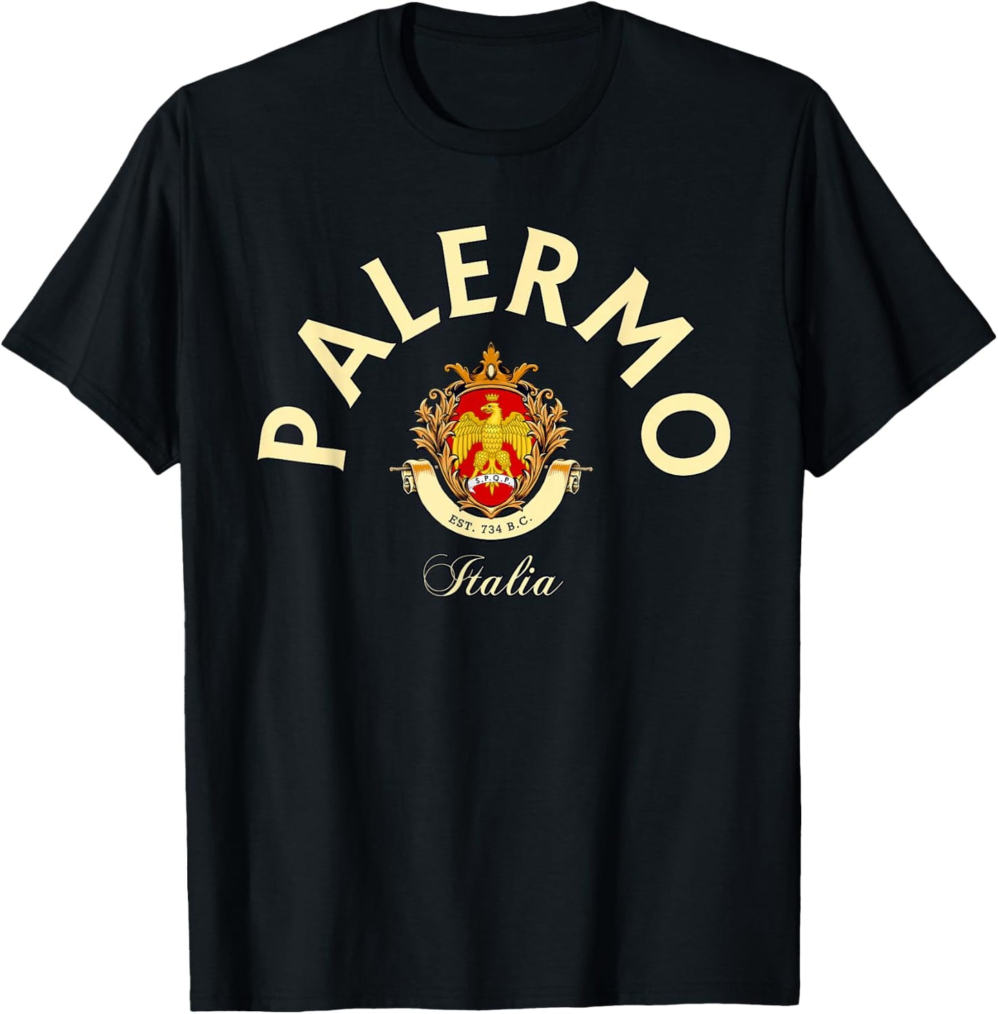 Palermo Italia vacation Palermo trip Palermo fan Palermo T-Shirt - T-Shirt | Black