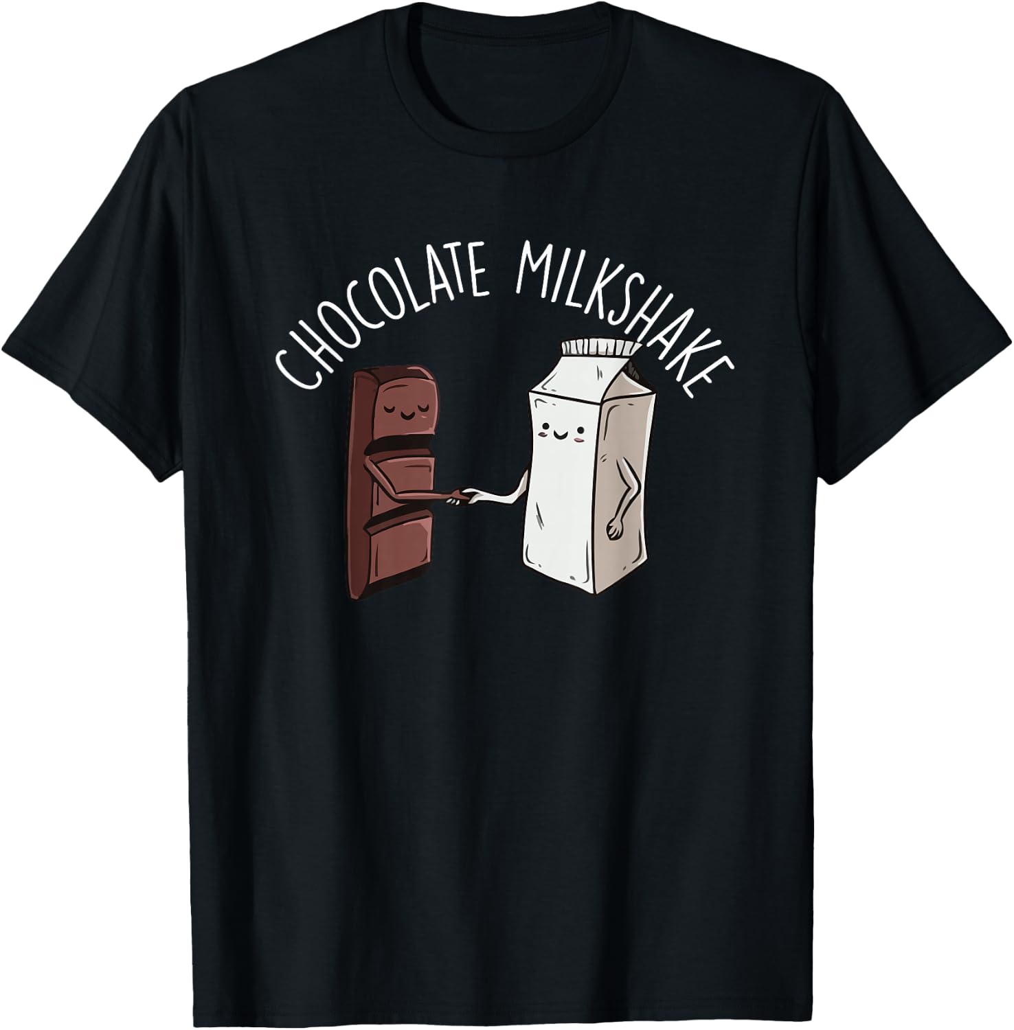 Chocolate Milk Shake Best Friends Funny Chocolate Milk Drink T-Shirt - T-Shirt | Black