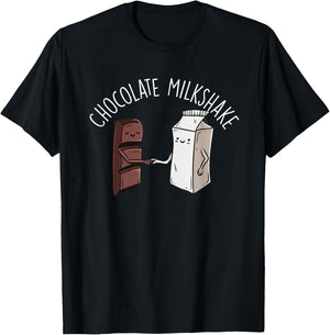 Chocolate Milk Shake Best Friends Funny Chocolate Milk Drink T-Shirt - T-Shirt | Black