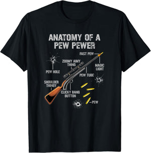 Hunting gun, hunting rifle, hunting box, forester, hunter T-Shirt - T-Shirt | Black