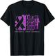 I Wear Purple For My Mom Pancreatic Cancer Awareness T-Shirt - T-Shirt | Black
