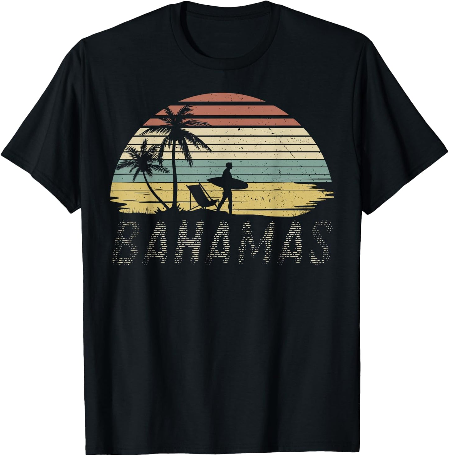 Proud Bahamas Bahamians Flag Gift Design Idea Nassau design T-Shirt - T-Shirt | Black