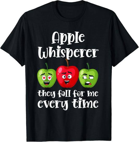 Apple Picking Season Graphic Design Apple Picking Crew Squad T-Shirt - T-Shirt | Black