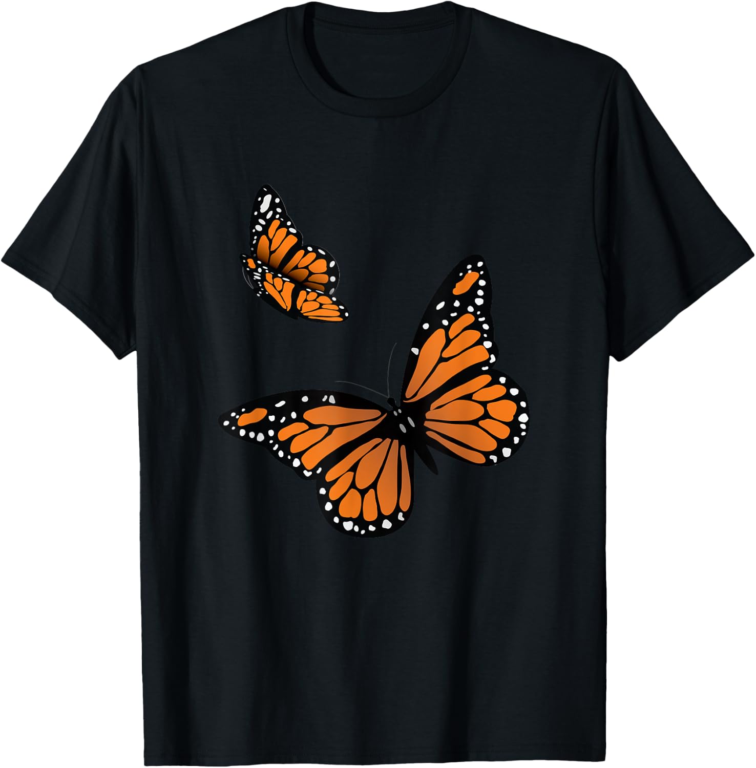 Monarch Butterfly T-Shirt - T-Shirt | Black
