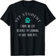 Vet Student No Life Funny Veterinarian Vet Tech Gift T-Shirt - T-Shirt | Black