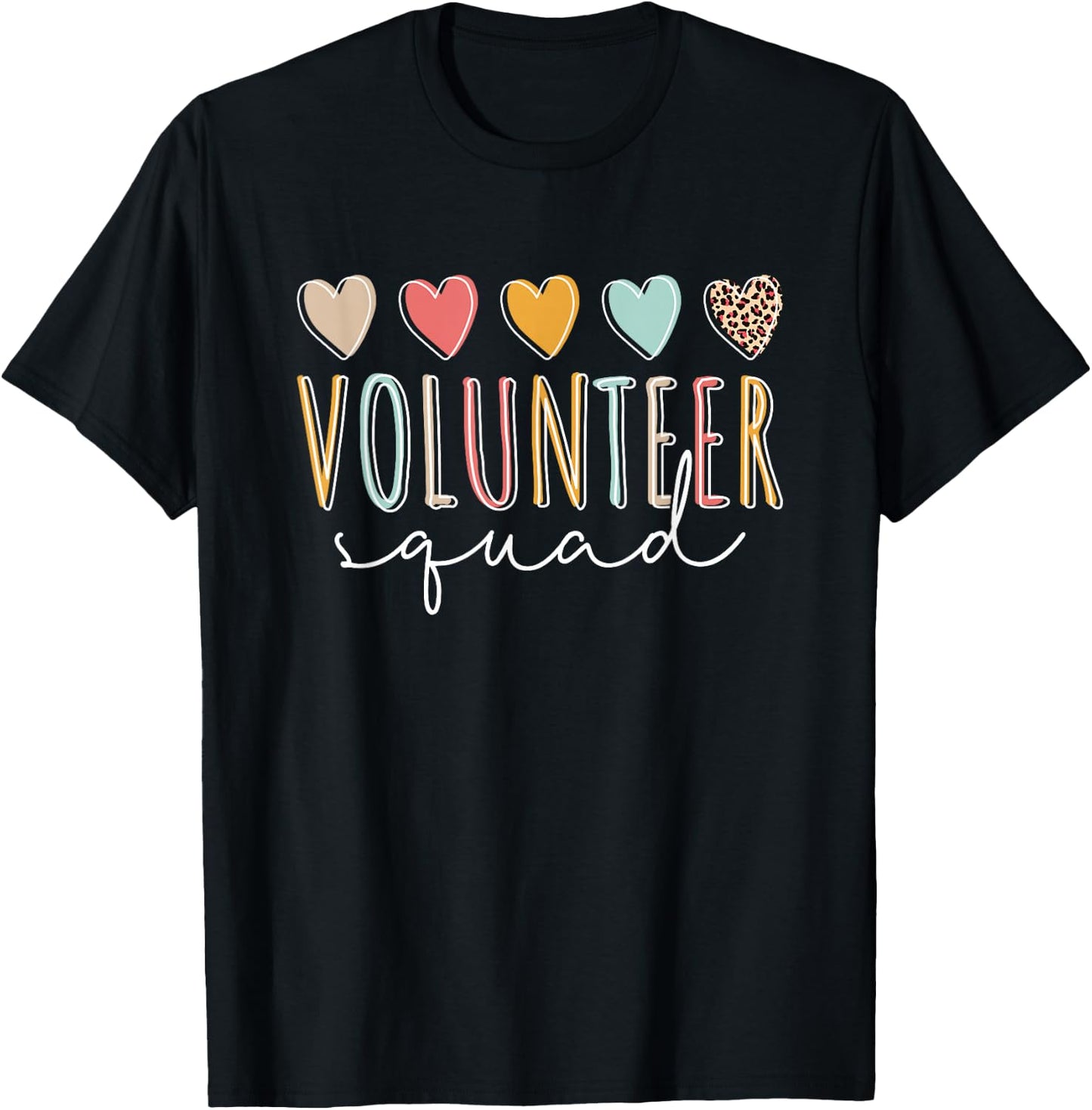 Animal Shelter Volunteer Squad T-Shirt - T-Shirt | Black