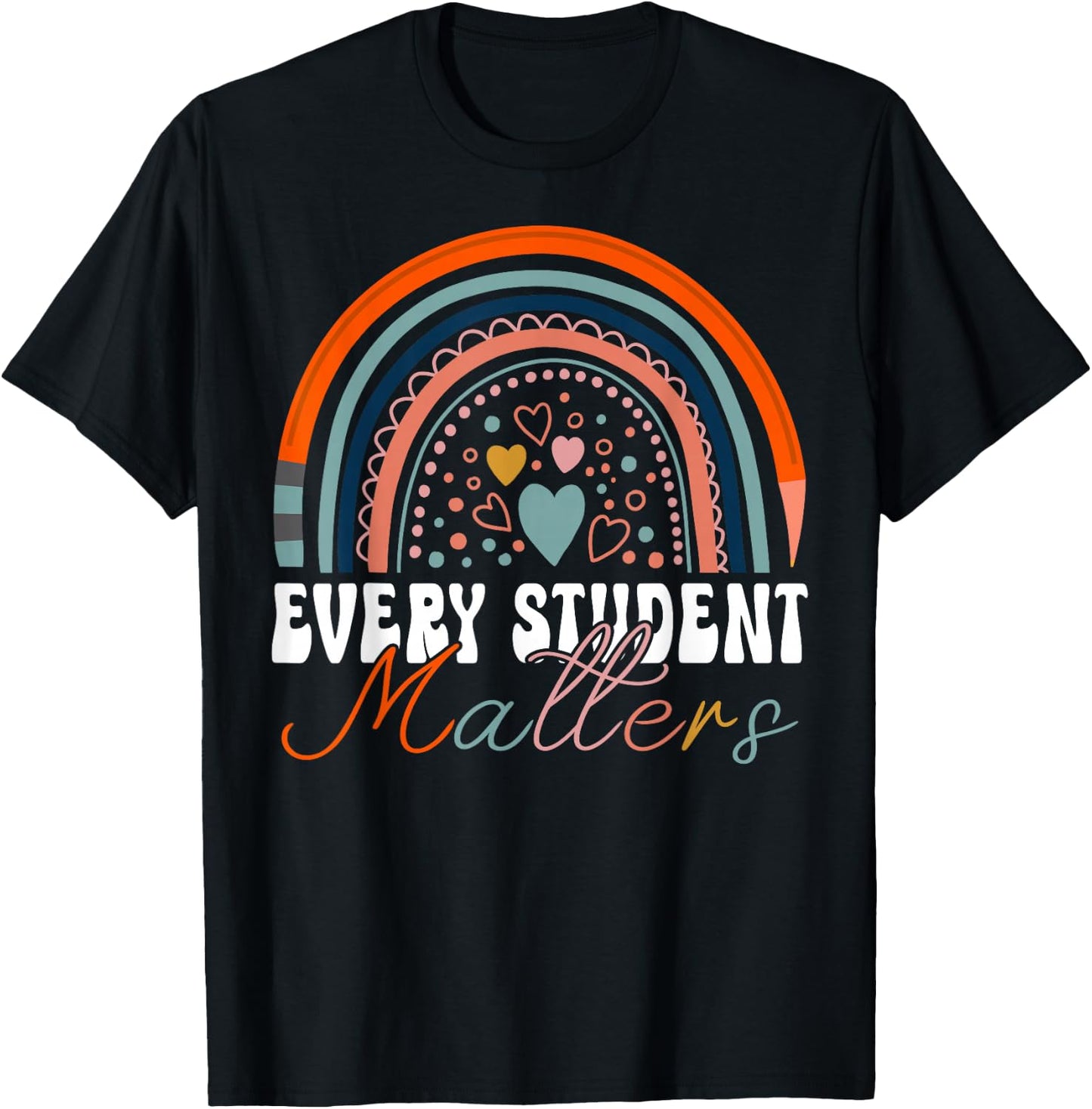Every Student Matters Paraprofessional Support Teacher T-Shirt - T-Shirt | Black