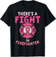 Breast Cancer Awareness with Pink Ribbon T-Shirt - T-Shirt | Black