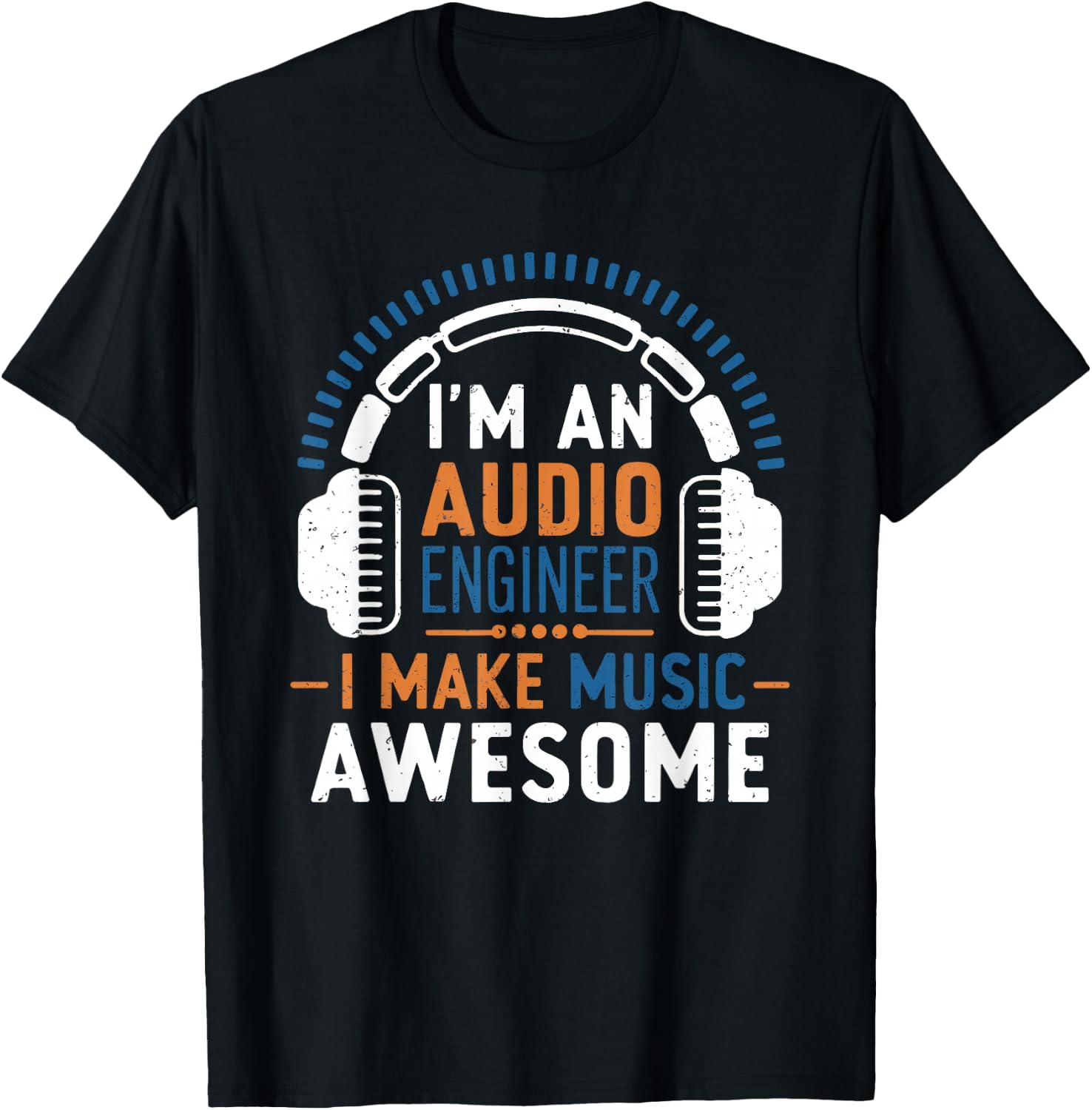Audio Engineer Sound Engineer Audio Technician Sound Guy T-Shirt - T-Shirt | Black