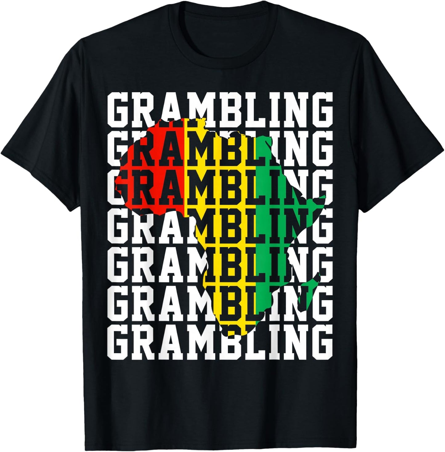 Grambling HBCU with Africa Historical Black College Alumni T-Shirt - T-Shirt | Black