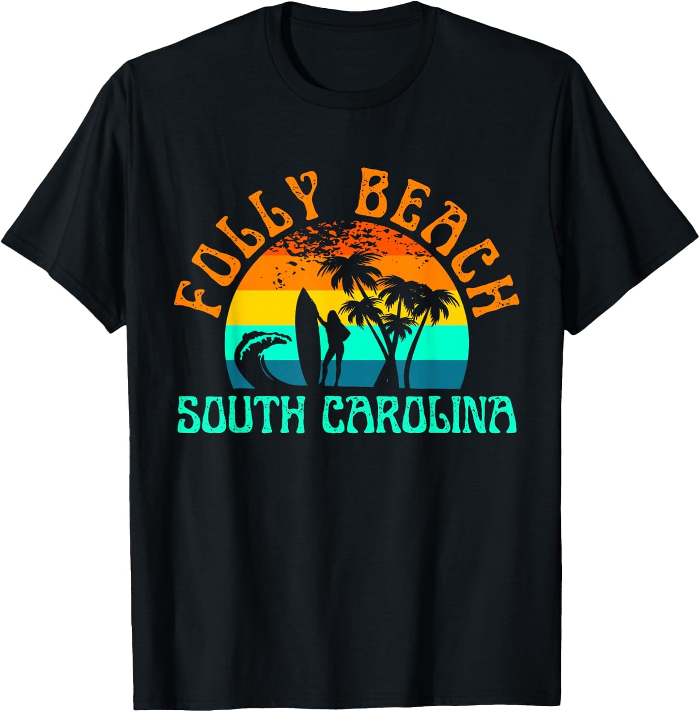 Folly Beach T-Shirt - T-Shirt | Black