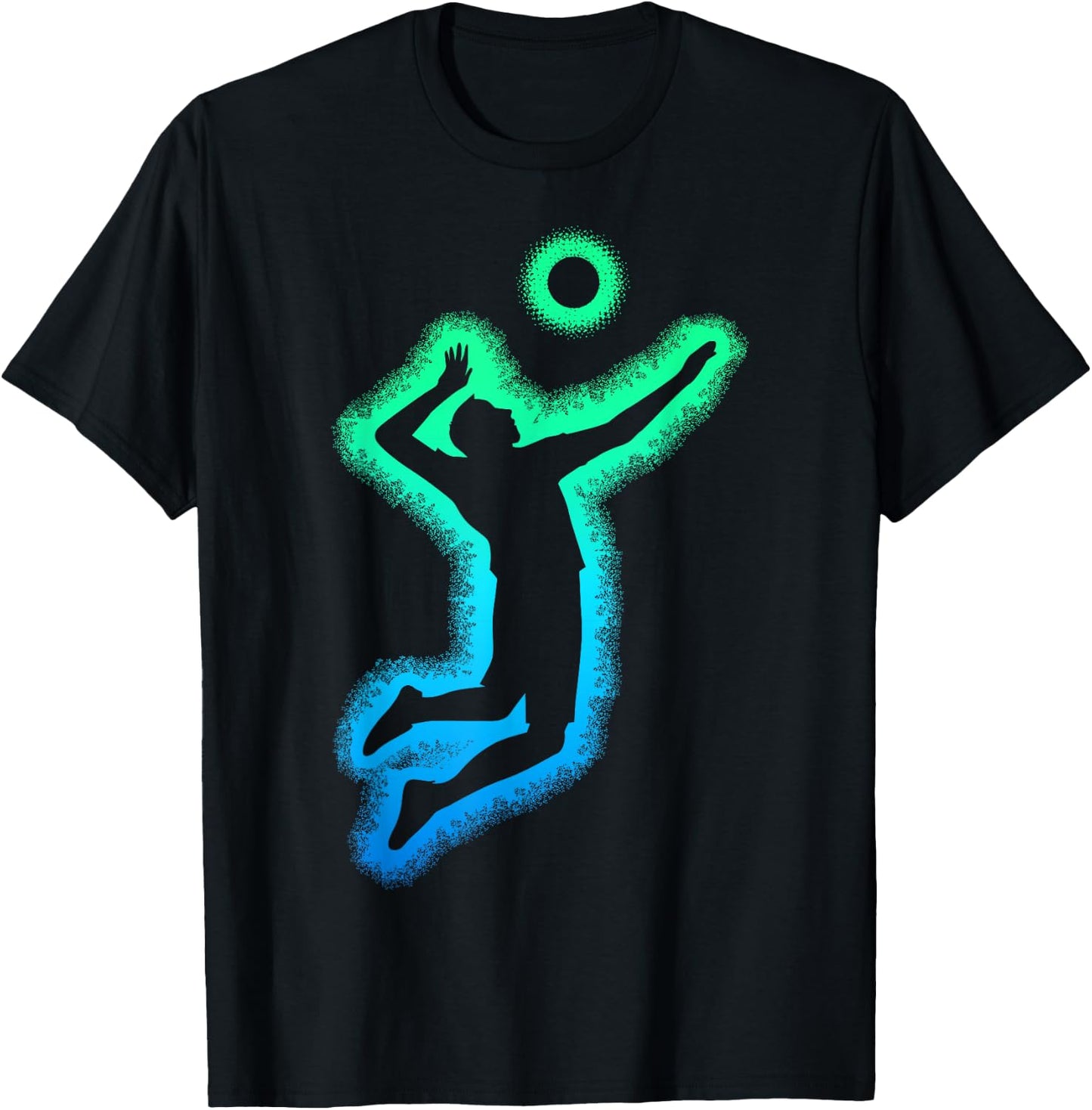 Volleyball Boys Kids Men Youth T-Shirt - T-Shirt | Black