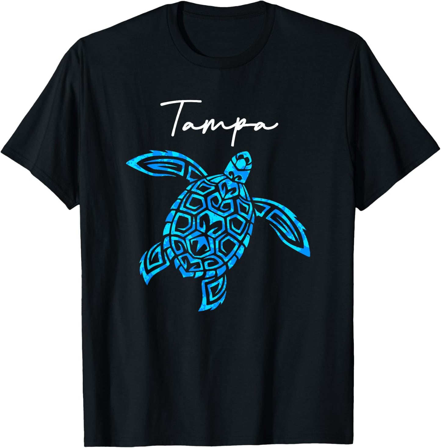 Tampa Bay Florida Sea Turtle Vacation Souvenir Boys Girls T-Shirt - T-Shirt | Black