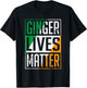 Ginger Lives Matter Irish Flag St Patricks Day Redhead Men T-Shirt - T-Shirt | Black
