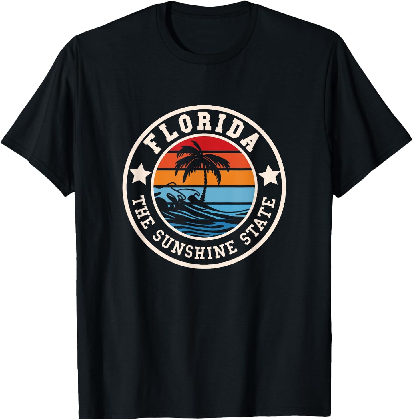 FLORIDA - Retro / Throwback Design - Classic T-Shirt - T-Shirt | Black