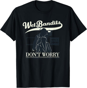 Home Alone Wet Bandits Don't Worry It's in Good Hands Quote T-Shirt - T-Shirt | Black