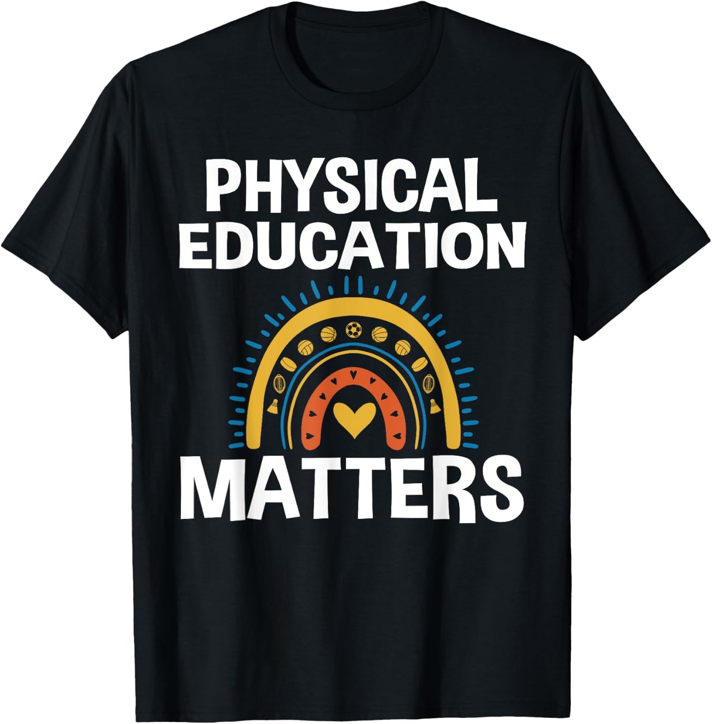 physical education matters PE T-Shirt - T-Shirt | Black