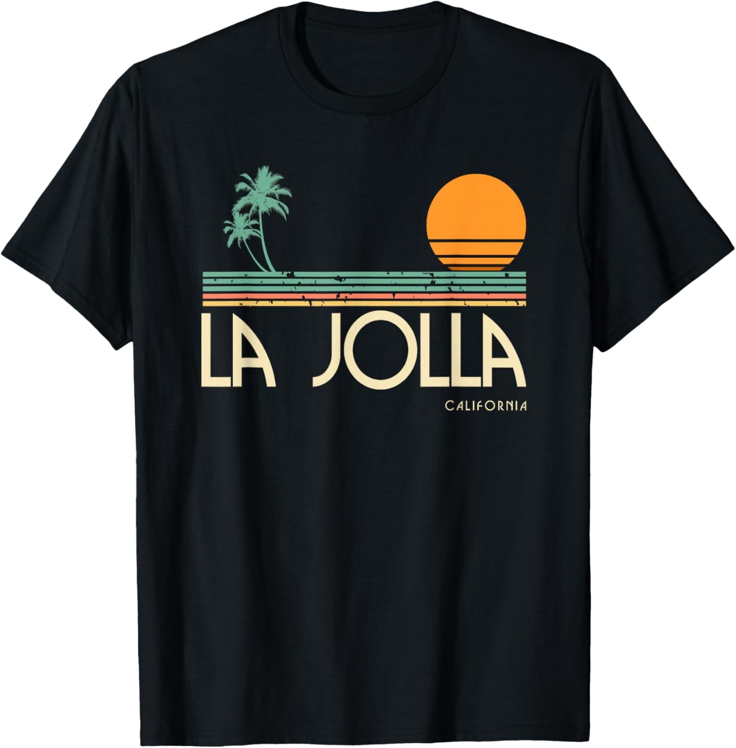 La Jolla California T-Shirt - T-Shirt | Black