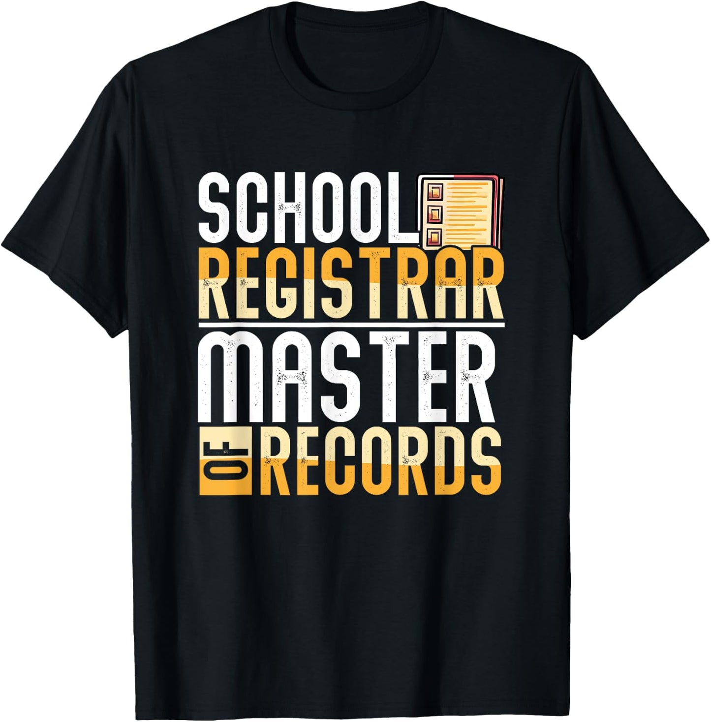 School Registrar Appreciation Funny Back To School Registrar T-Shirt - T-Shirt | Black