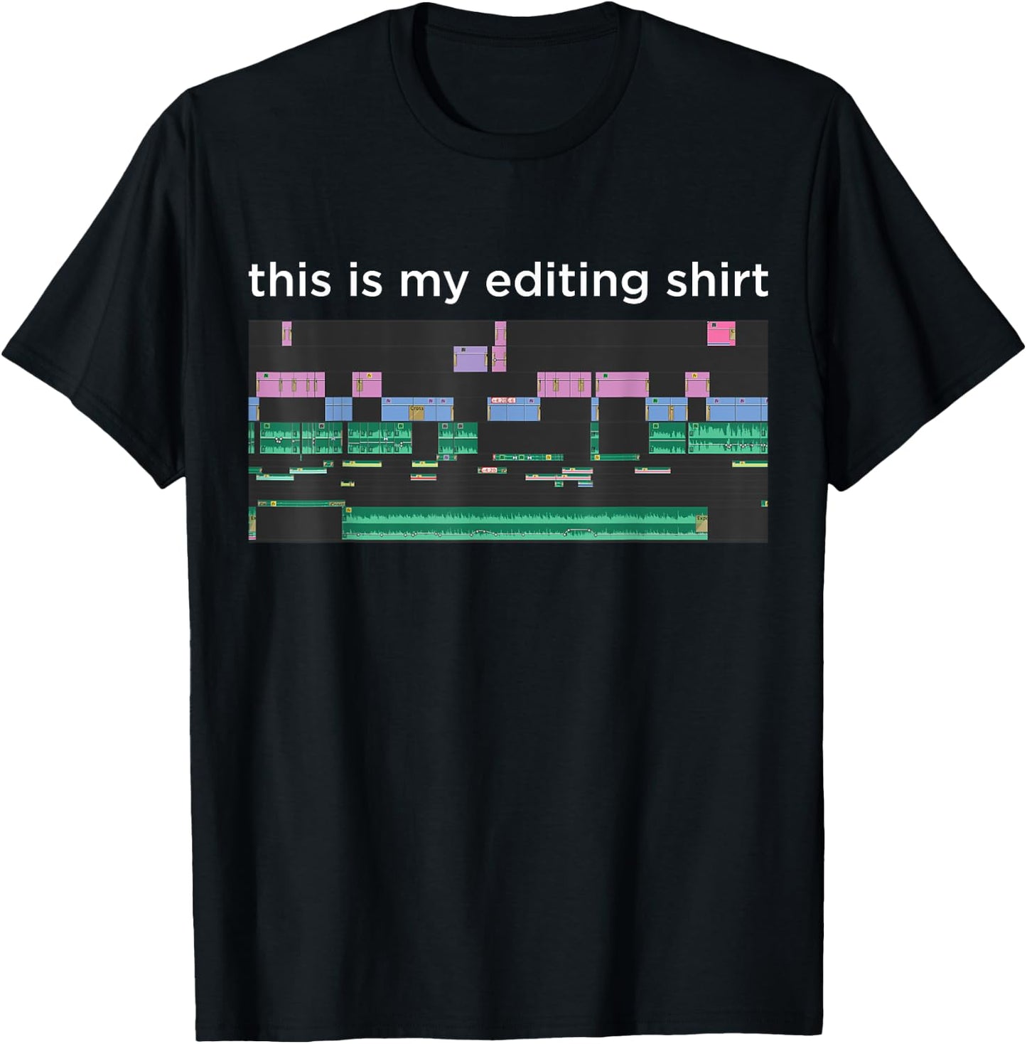 Video Editing Software Film Editor Video Editing Equipment T-Shirt - T-Shirt | Black