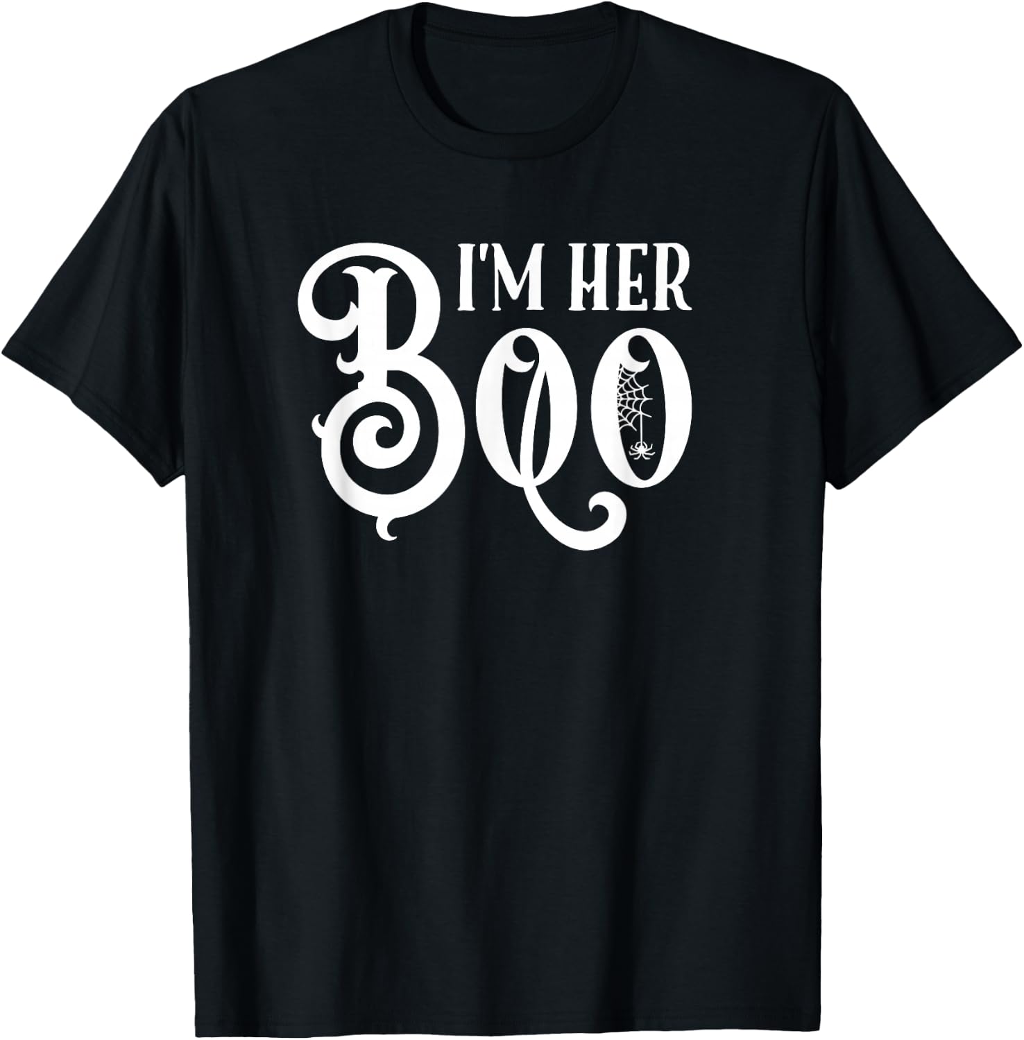I'm Her Boo Halloween Matching Couples Costume T-Shirt - T-Shirt | Black