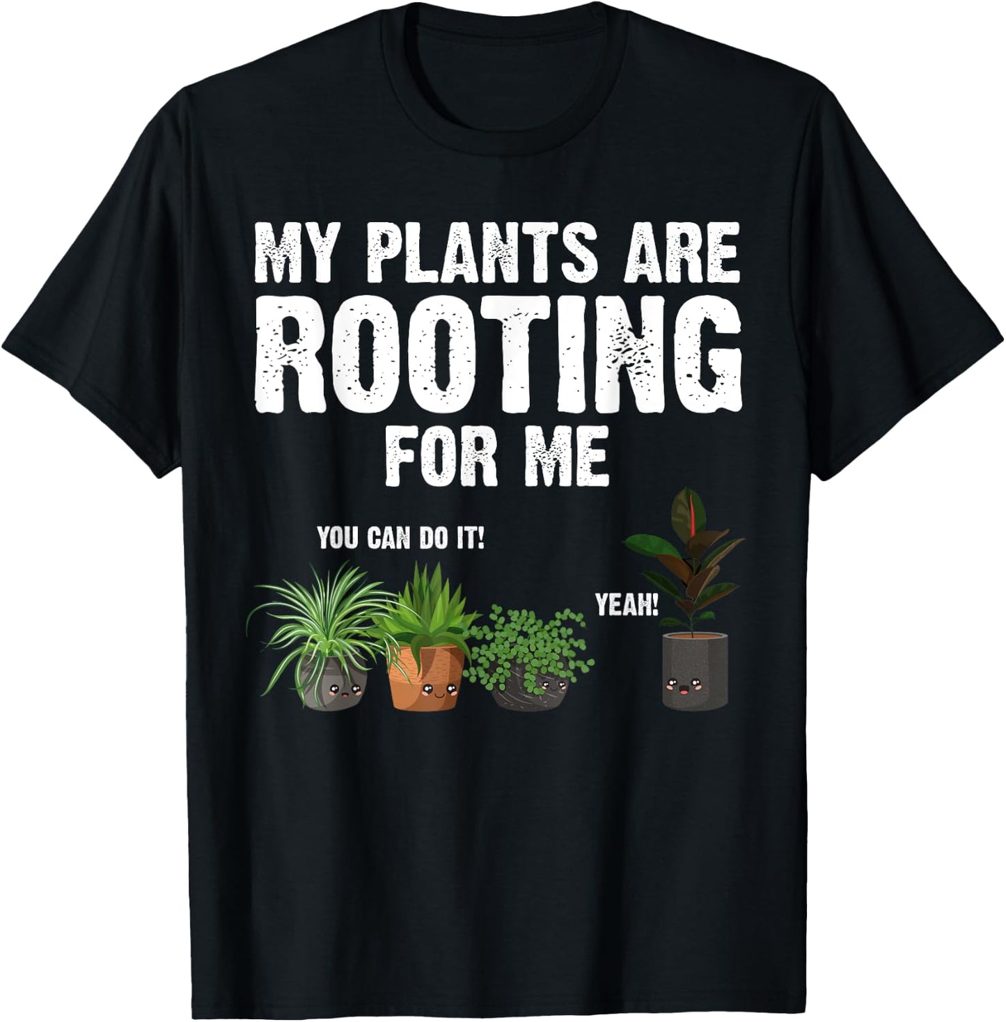 Funny Gardening Design Women Gardener Plant Lover T-Shirt - T-Shirt | Black