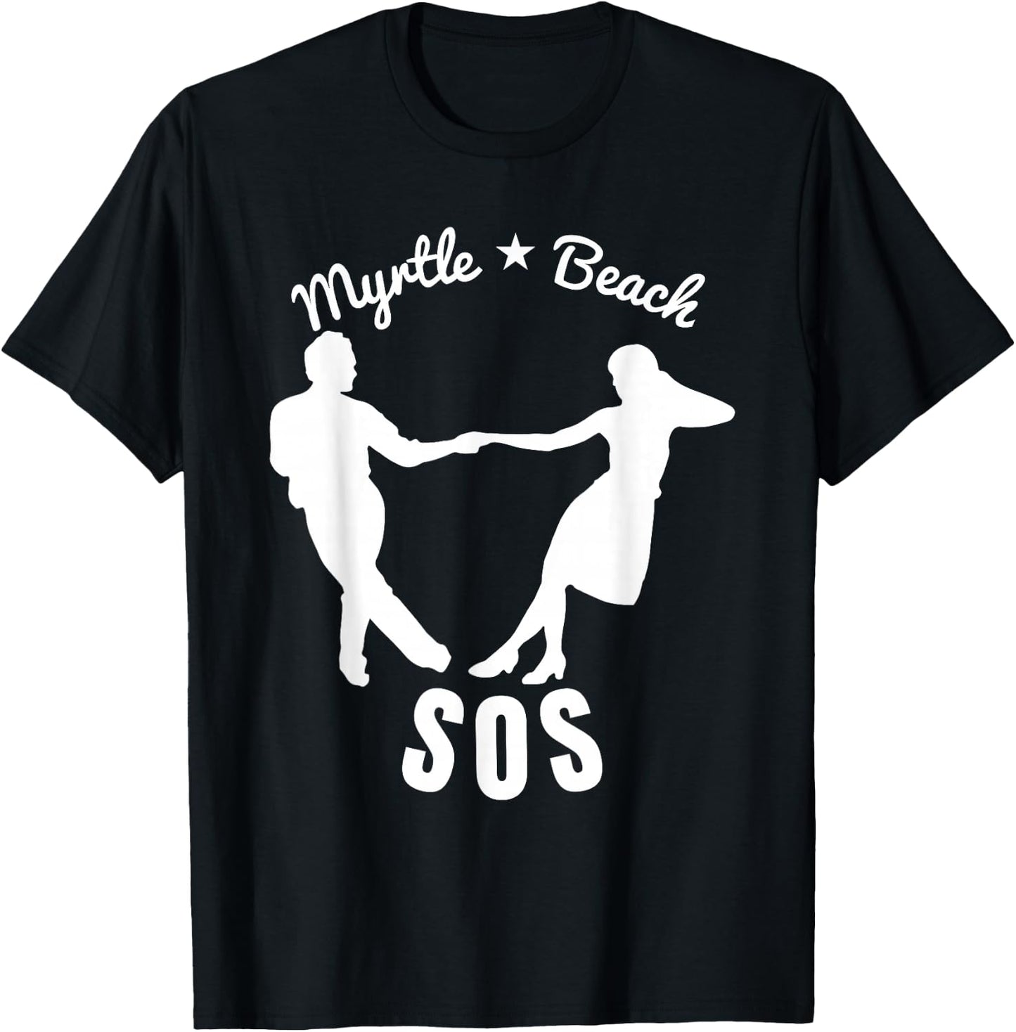 Shag Dance Dream: Retro-Inspired Design for Swing Enthusiast T-Shirt - T-Shirt | Black