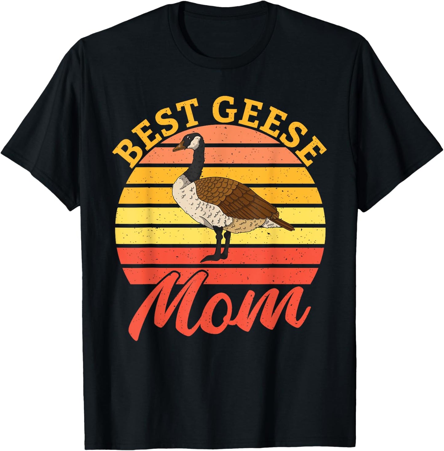 Best Geese Mom Goose T-Shirt - T-Shirt | Black