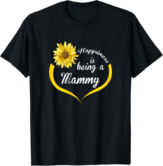 Mammy Design: Happiness Is Being A Mammy T-Shirt - T-Shirt | Black