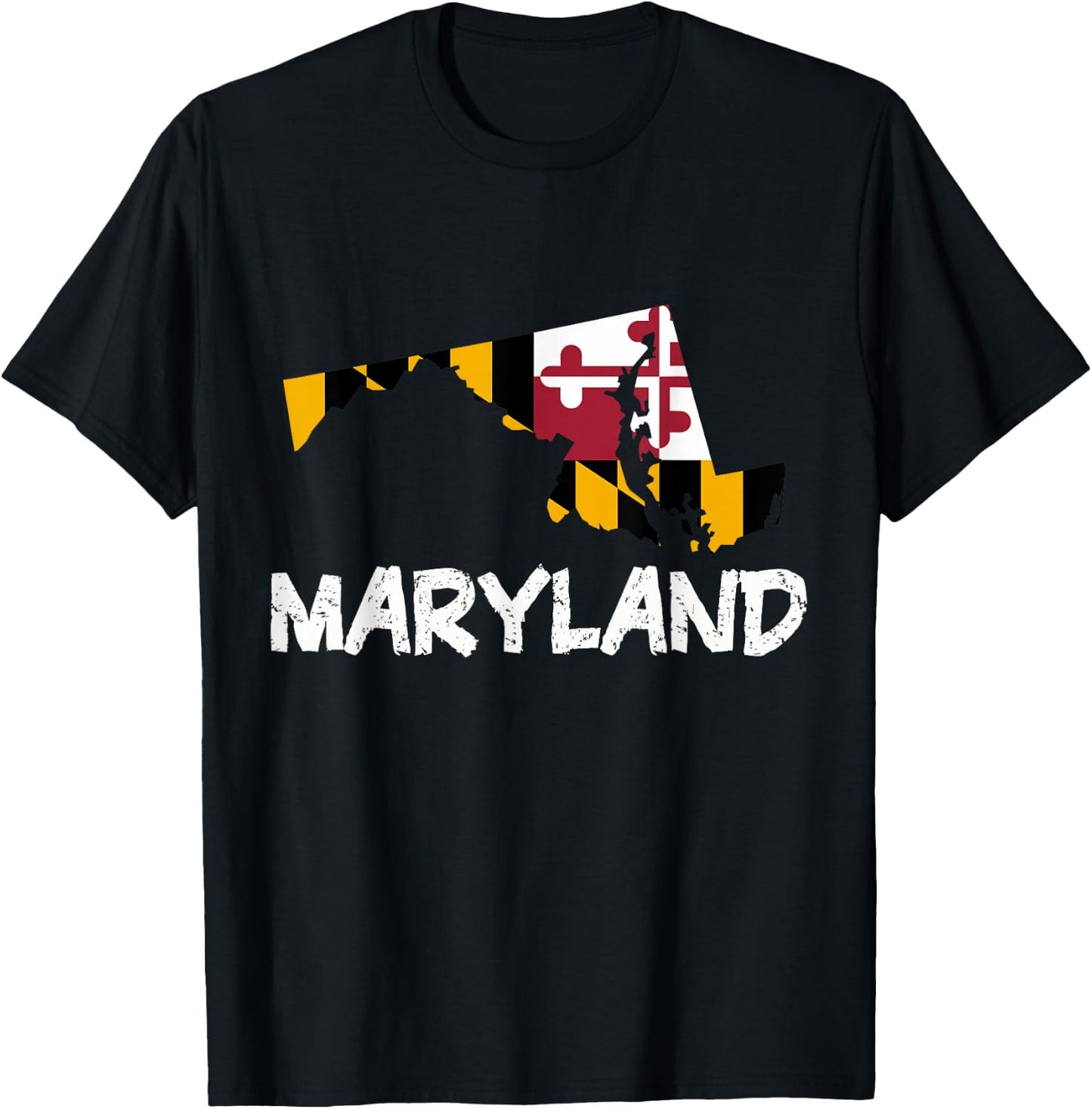 Cool Maryland State T-Shirt - T-Shirt | Black