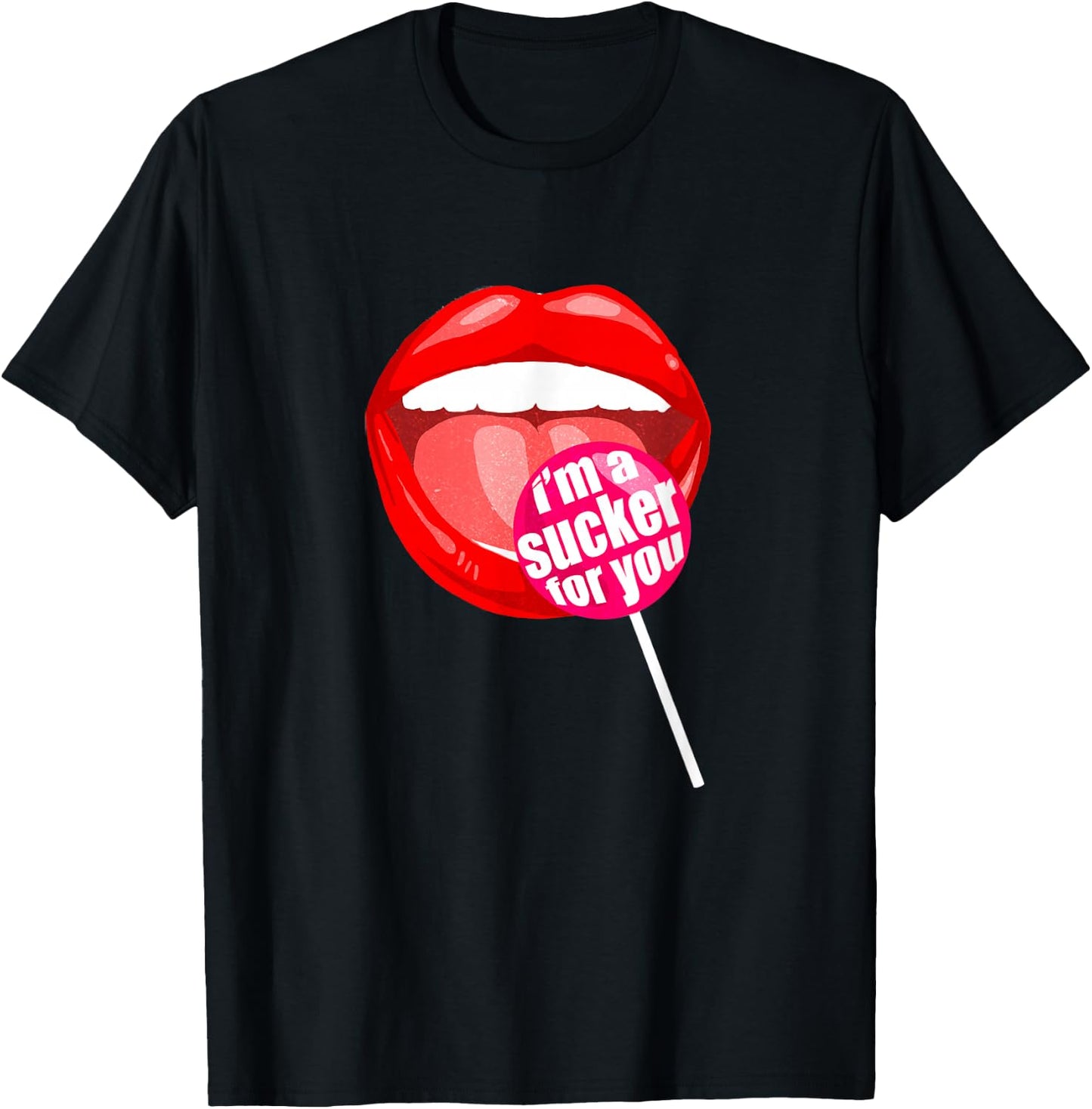 I'm a Sucker For You - Candy Pop Fans Lollipop T-Shirt - T-Shirt | Black