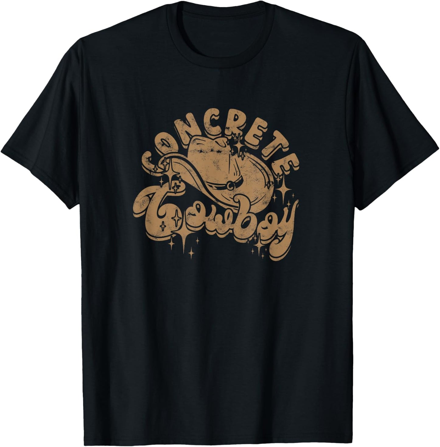 Concrete Cowboy - Western T-Shirt - T-Shirt | Black