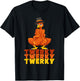 Twerky Turkey Butt Thanksgiving Dance Funny T-Shirt - T-Shirt | Black