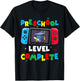 Game Controller Level Preschool Complete Boys Graduation T-Shirt - T-Shirt | Black