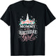 Unicorn Mommy Of The Birthday Girl Mother Unicorn Birthday T-Shirt - T-Shirt | Black