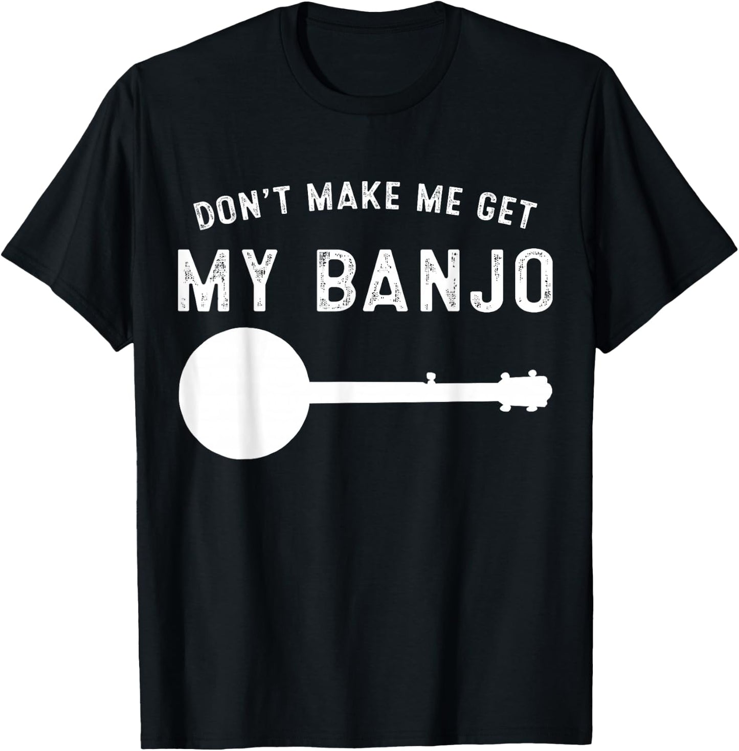 Banjo Bluegrass Music Vintage Gift Banjo Players T-Shirt - T-Shirt | Black