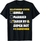911 Dispatcher Thin Gold Yellow Line Girlfriend Relationship T-Shirt - T-Shirt | Black