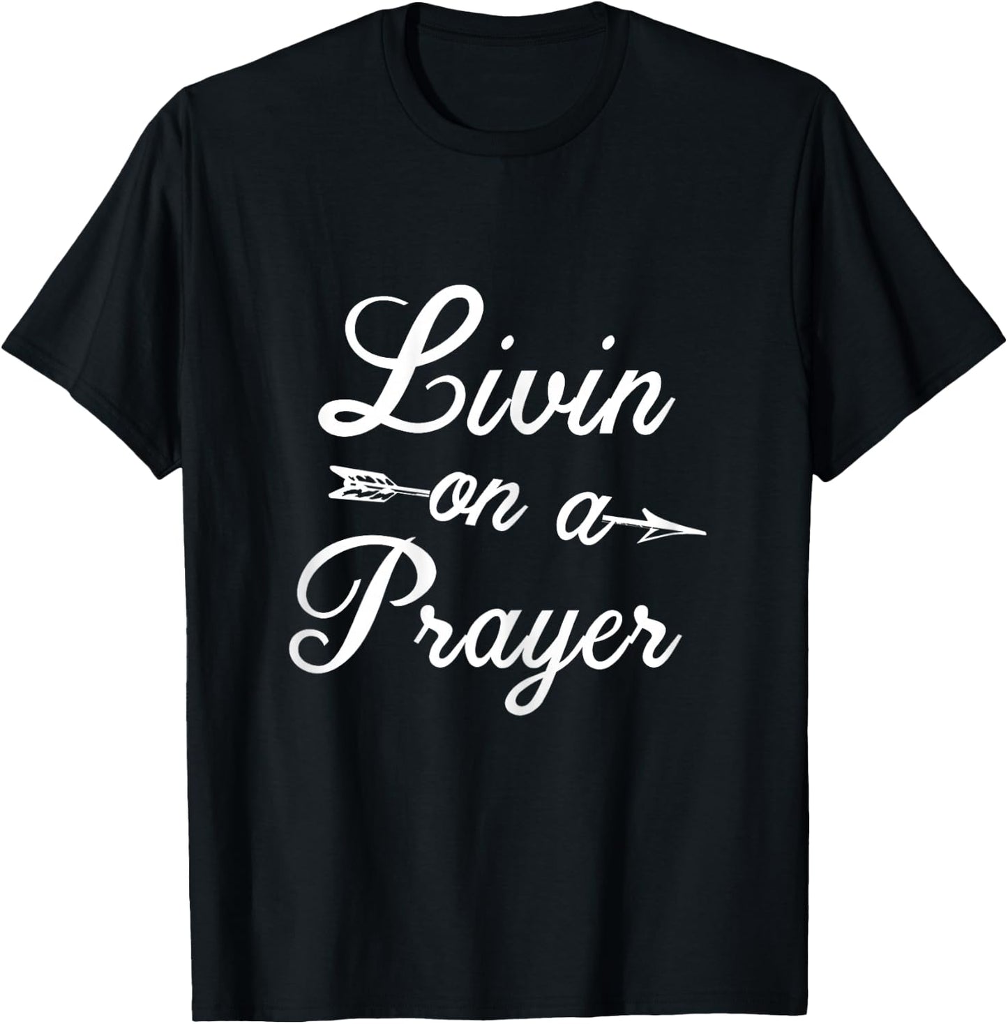 Official Livin On A Prayer T Shirt Women T-Shirt - T-Shirt | Black